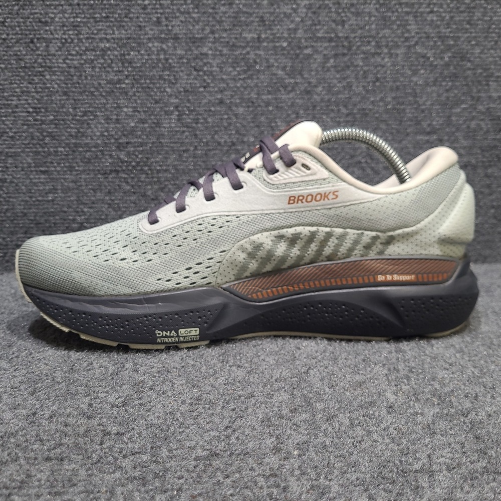 Brooks Adrenaline GTS 24 Womens Size 11 Green Black Running Shoes Sneakers - Picture 8 of 15
